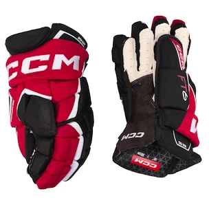 CCM JetSpeed FT6 Black/Red/White Junior Hokikesztyűk