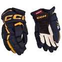 CCM JetSpeed FT6 Navy/Sunflower Junior Hokikesztyűk 10 hüvelyk