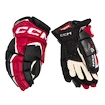 CCM JetSpeed FT6 Pro Black/Red/White Junior Hokikesztyűk 11 hüvelyk