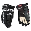 CCM JetSpeed FT6 Pro Black/White Junior Hokikesztyűk 11 hüvelyk