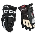 CCM JetSpeed FT6 Pro Black/White Senior Hokikesztyűk 13 hüvelyk