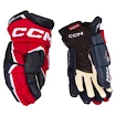 CCM JetSpeed FT6 Pro Navy/Red/White Junior Hokikesztyűk 12 hüvelyk