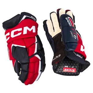 CCM JetSpeed FT6 Pro Navy/Red/White Senior Hokikesztyűk 13 hüvelyk