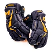 CCM JetSpeed FT6 Pro Navy/Sunflower Junior Hokikesztyűk 12 hüvelyk