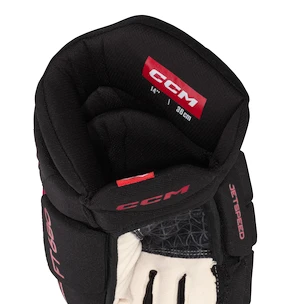 CCM JetSpeed FT680 Black/Red Senior Hokikesztyűk