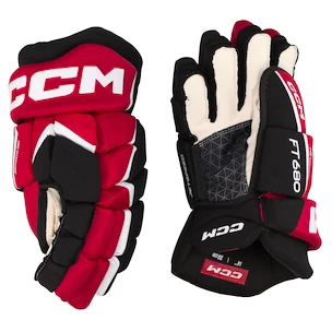 CCM JetSpeed FT680 Black/Red/White Senior Hokikesztyűk