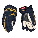 CCM JetSpeed FT680 Navy/Sunflower Junior Hokikesztyűk 12 hüvelyk