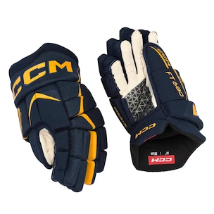 CCM JetSpeed FT680 Navy/Sunflower Junior Hokikesztyűk