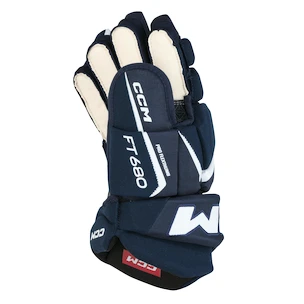 CCM JetSpeed FT680 Navy/White Junior Hokikesztyűk