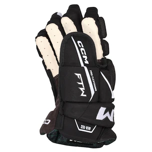 CCM JetSpeed FTWomen Black/White Senior Hokikesztyűk