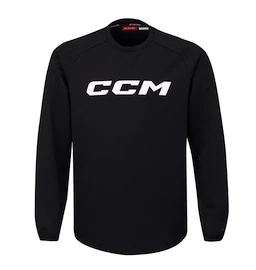 CCM  LOCKER ROOM FLEECE CREW Black Gyermek pulóver