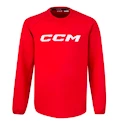 CCM  LOCKER ROOM Sweather Red Férfi-melegítőfelső