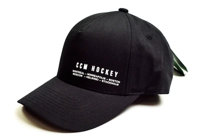 CCM Nostalgia Low Profile Adjustable Cap Black Senior Baseballsapka