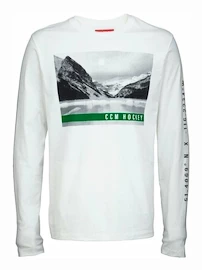 CCM Nostalgia POND L/S TEE White Férfipóló