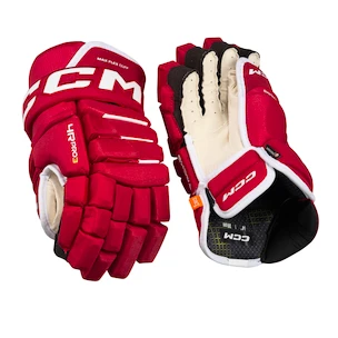 CCM Tacks 4 ROLL PRO 3 Red Senior Hokikesztyűk