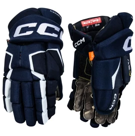 CCM Tacks AS-V Navy/White Junior Hokikesztyűk