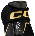 CCM Tacks AS-V PRO black/gold Junior Hokikesztyűk