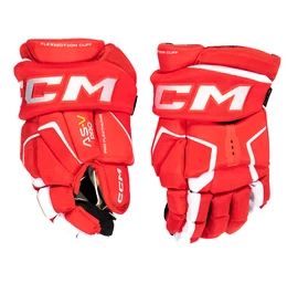 CCM Tacks AS-V PRO Red/White Junior Hokikesztyűk