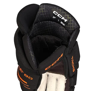 CCM Tacks XF 80 Black/Orange Senior Hokikesztyűk