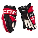 CCM Tacks XF 80 Black/Red/White Junior Hokikesztyűk