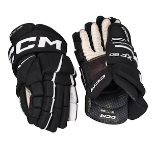 CCM Tacks XF 80 Black/White Junior Hokikesztyűk