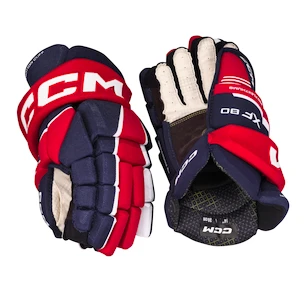 CCM Tacks XF 80 Navy/Red/White Junior Hokikesztyűk