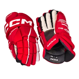 CCM Tacks XF 80 Red/White Junior Hokikesztyűk