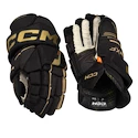 CCM Tacks XF Black/Gold Junior Hokikesztyűk