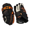 CCM Tacks XF Black/Orange Junior Hokikesztyűk