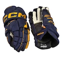 CCM Tacks XF Navy/Sunflower Junior Hokikesztyűk