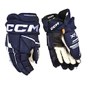 CCM Tacks XF Navy/White Senior Hokikesztyűk 14 hüvelyk