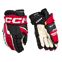 CCM Tacks XF PRO Black/Red/White Junior Hokikesztyűk 11 hüvelyk