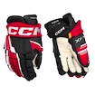 CCM Tacks XF PRO Black/Red/White Junior Hokikesztyűk