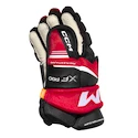 CCM Tacks XF PRO Black/Red/White Junior Hokikesztyűk