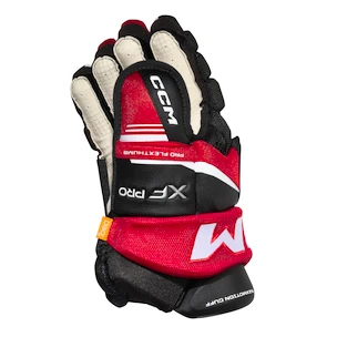 CCM Tacks XF PRO Black/Red/White Senior Hokikesztyűk