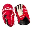 CCM Tacks XF PRO Red/White Junior Hokikesztyűk