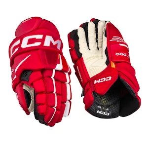 CCM Tacks XF PRO Red/White Senior Hokikesztyűk