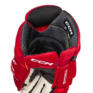 CCM Tacks XF Red/White Junior Hokikesztyűk