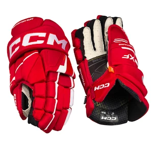 CCM Tacks XF Red/White Senior Hokikesztyűk