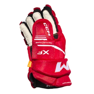 CCM Tacks XF Red/White Senior Hokikesztyűk