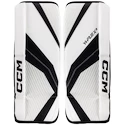 CCM YTflex 3 White/White/Black/Black Youth Kapus lábszárvédők