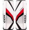 CCM YTflex 3 White/White/Red/Black Youth Kapus lábszárvédők