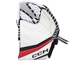 CCM YTflex 3 white/white/red/black Youth Lepkés kesztyű