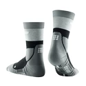 CEP Hiking Light Merino Mid Cut Stone Grey/Grey  Kompressziós zokni férfiaknak