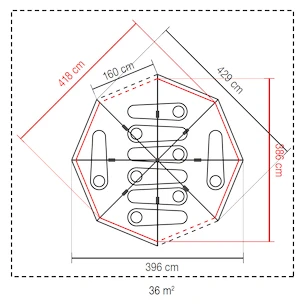 Coleman  Octagon BlackOut Sátor