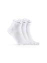 Craft Core Dry Mid 3-Pack White  Zokni 40-42