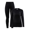 Craft  Core Warm Baselayer black  Női termál szett