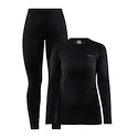 Craft  Core Warm Baselayer black  Női termál szett XL