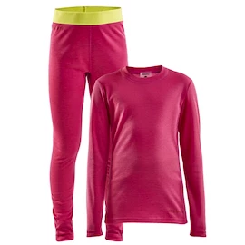 Craft Core Warm Baselayer Junior pink Gyermek termoszkészlet