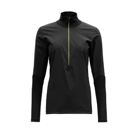 Devold Running Cover Woman Zip Neck Caviar Női póló